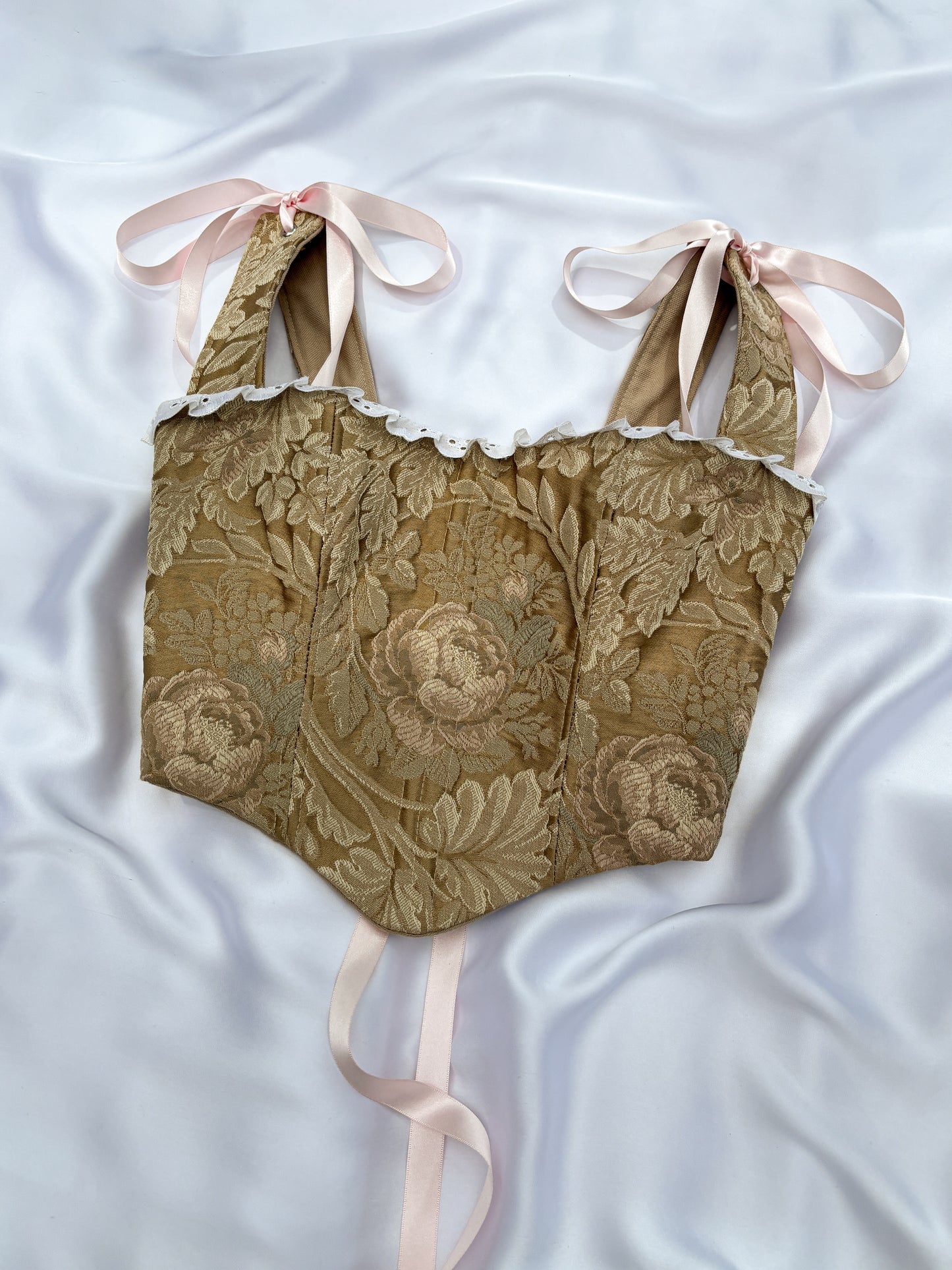 'Golden Grace' Corset | S Curved Bust
